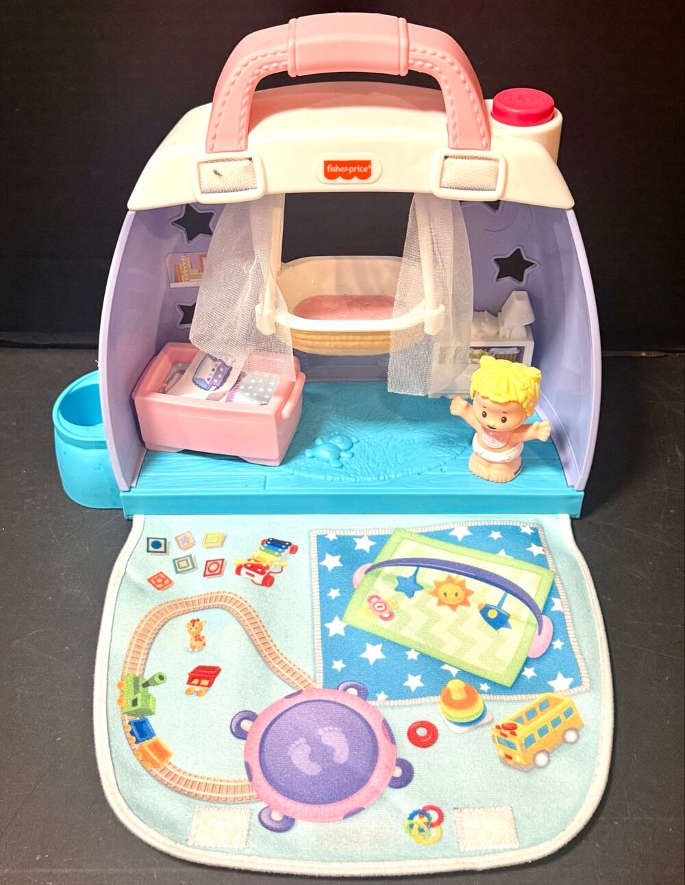 Fisher-Price Little People Cuddle & Play Nursery portable nursery playset